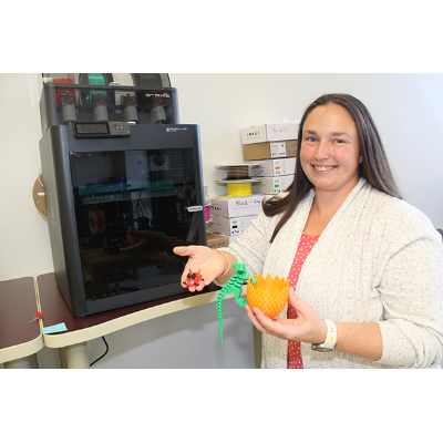 Karen Dafoe, 3D printer and art