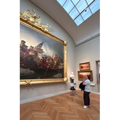 Ludwikowski at the Metropolitan Museum of Art in 2024.