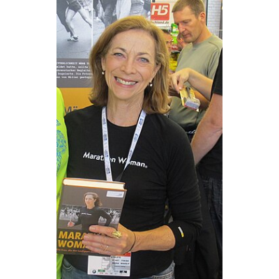 Kathrine Switzer at the 2011 Berlin Marathon Expo