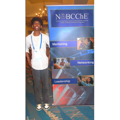 Bradley Blake attends the annual NOBCChe conference