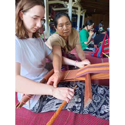 Textile Weaving Instruction II — Thailand