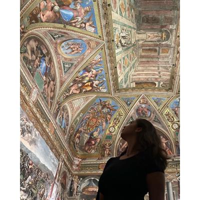 World As Your Classroom, first place: Jennifer Kelly, “Visiting the Vatican” — Vatican City, Italy