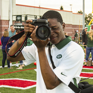 Student Snaps Official Super Bowl Images