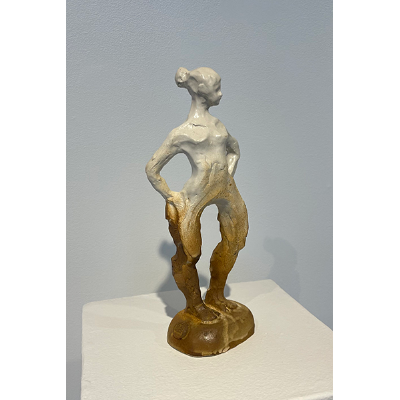 Tatiana Patrone, “Female Pose — A Study,” 2025. Clay (ceramics)