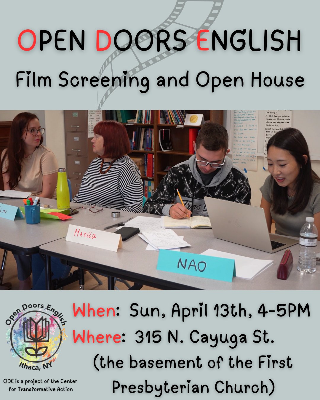 Open Doors English Film Screening