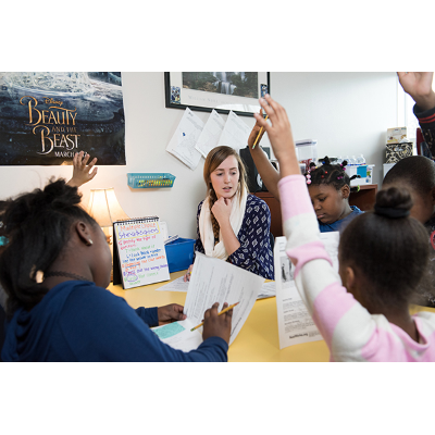 Student teaching: SUNY Cortland inclusive special education major Meghan Rebohlz '17