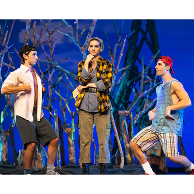 Lysander, Cesario and Demetrius