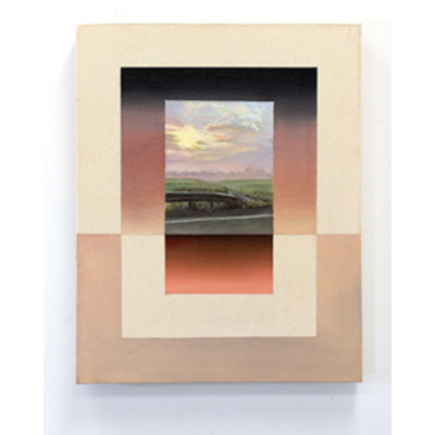 Stephen Clark,  'Fields Outside of Cuyler,'  oil on canvas