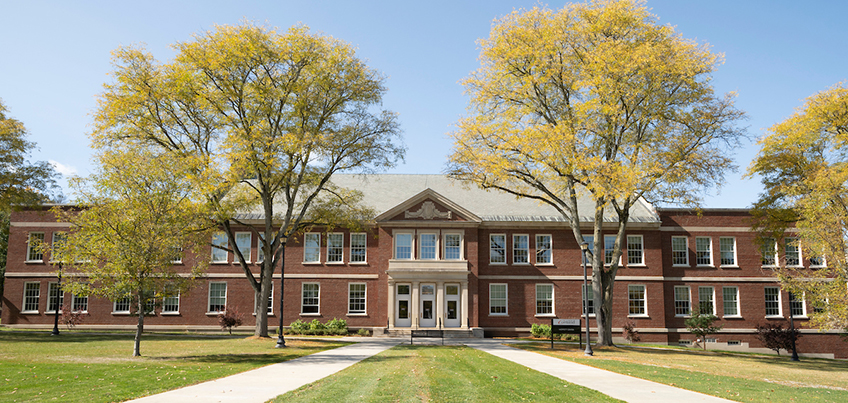Moffett Center in the fall