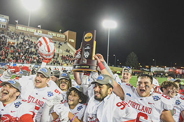 Football earns first-ever national title
