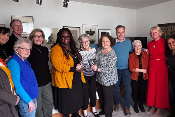 Retired professional D. Jo Schaffer honored