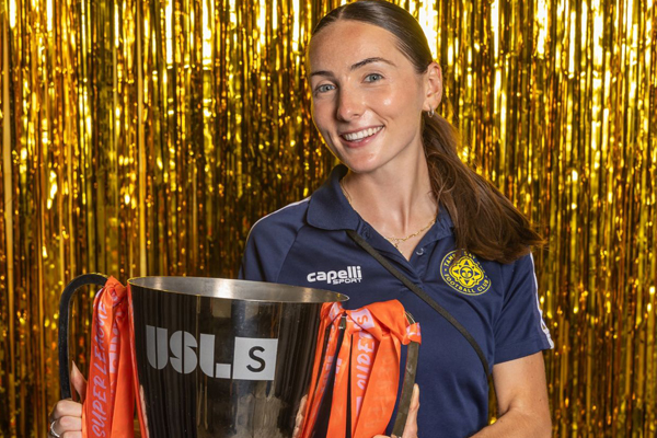 Sport management grad enjoys day in the sun