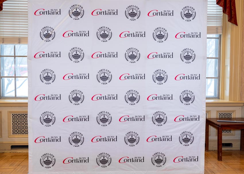 University Seal and Primary Logo Backdrop