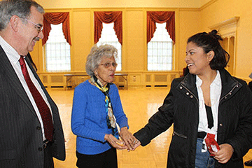 Erik, Marjorie, and Cesia