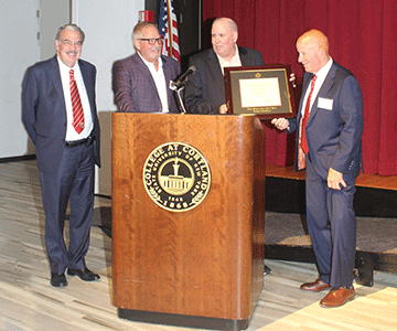 CCCA_2023_Joe_Reagan receiving an award