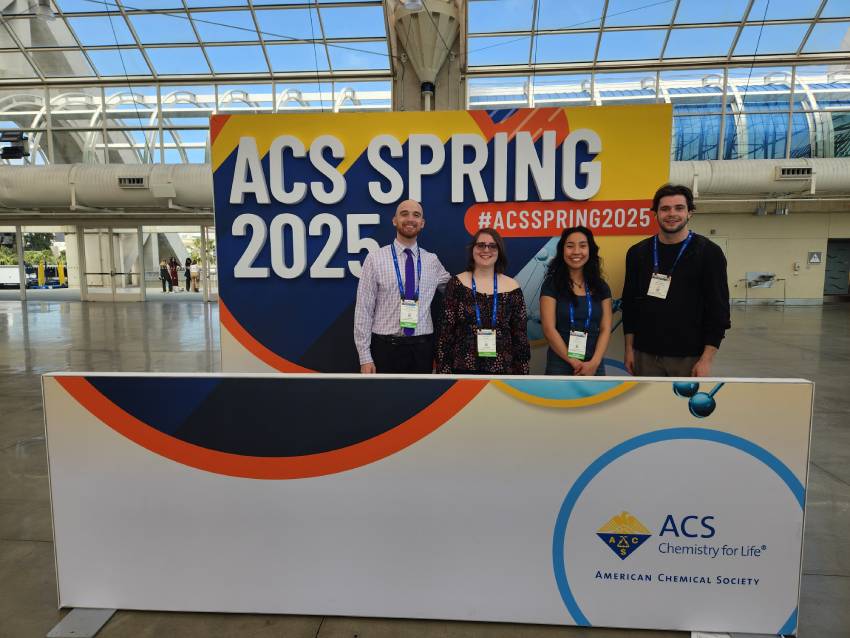 Students attending Spring 2025 ACS conference