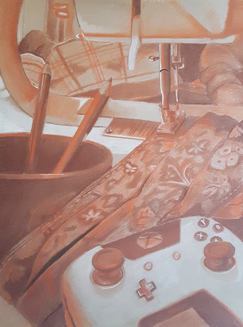 Caitlin Whiting, &ldquo;Art from Isolation&rdquo;, Virtual student exhibition, June &ndash; August, 2020, Dowd Gallery, SUNY Cortland