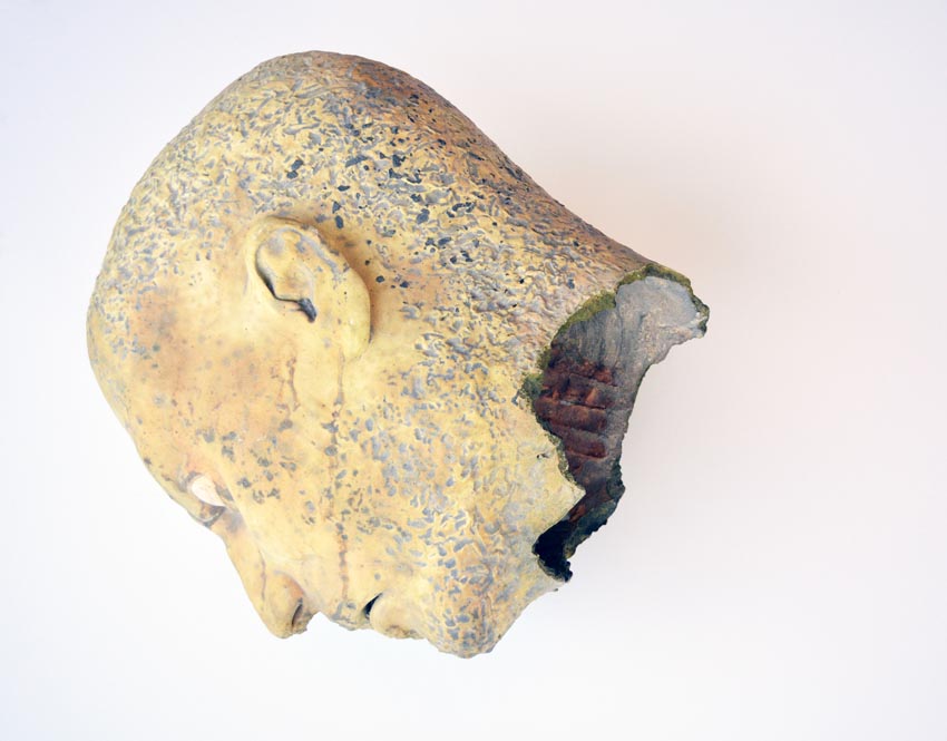 Work by Jar Schepers on display at the Dowd Gallery, SUNY Cortland, as part of the &ldquo;Artists as Collectors&rdquo; exhibition