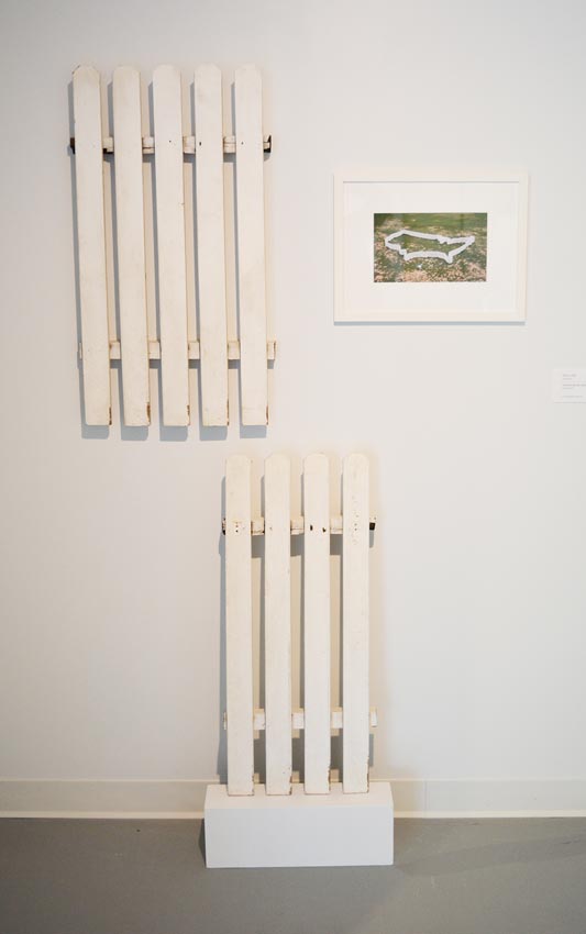 Work by Ken Little on display at the Dowd Gallery, SUNY Cortland, as part of the &ldquo;Artists as Collectors&rdquo; exhibition.  