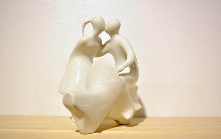 Work by Jaroslav Ježek on display at the Dowd Gallery, SUNY Cortland, as part of the &ldquo;Artists as Collectors&rdquo; exhibition.  