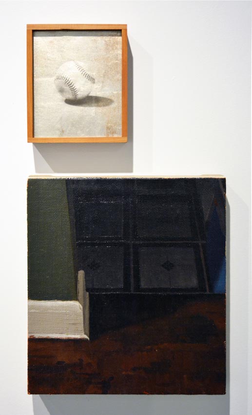 Works on display at the Dowd Gallery, SUNY Cortland, as part of the &ldquo;Artists as Collectors&rdquo; exhibition.   