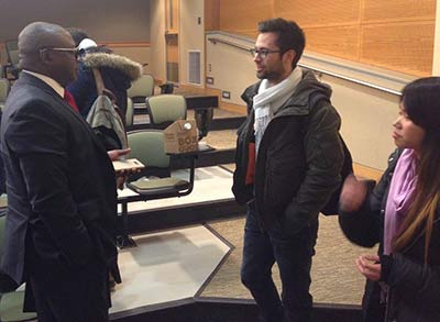 Cameroon Diplomat, Mr. Monono, Visits SUNY Cortland