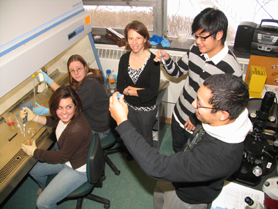 Theresa Curtis in lab