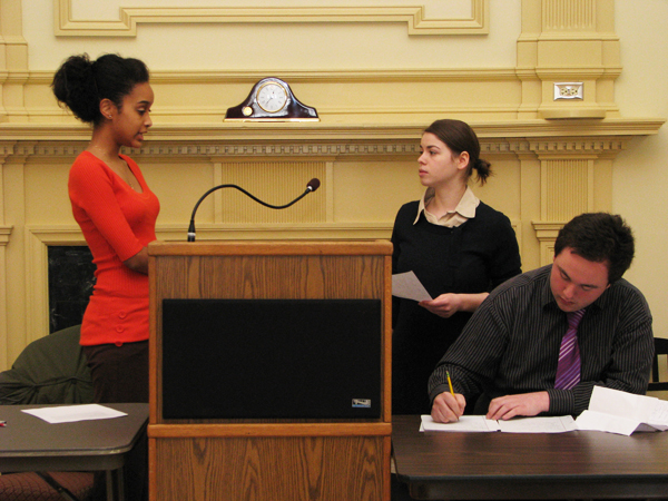 Opponents make their arguments Facing off