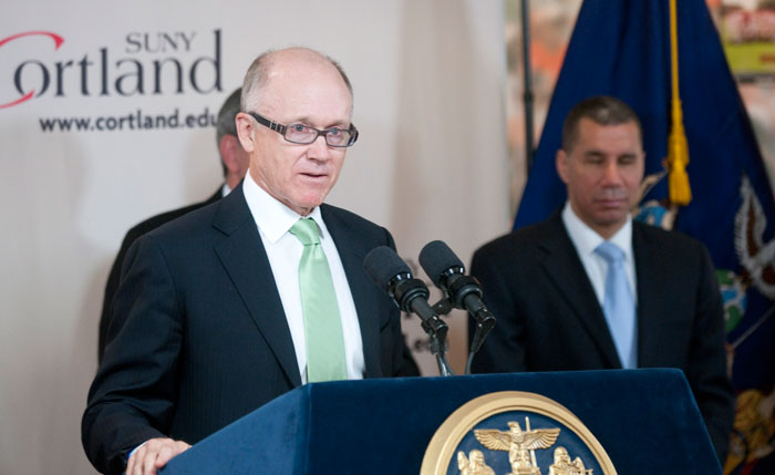 Jets owner Woody Johnson at April 12 press conference