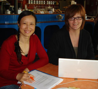 Shufang Shi and Cynthia Sarver Forum organizers
