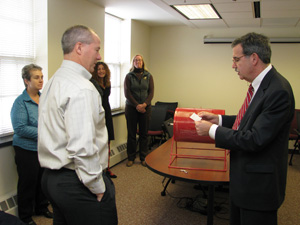 Super Bowl raffle drawing