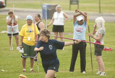 javelin thrower Empire State Senior Games