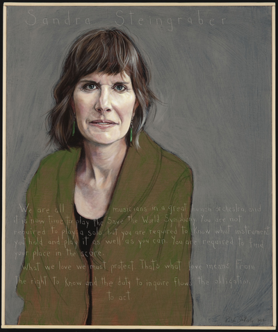 activist in cancer, reproductive health, environment Sandra Steingraber