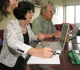 4C-CITI grant meeting smart pen demonstration