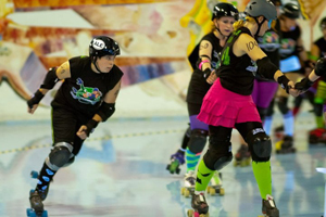 Roller derby opponents 