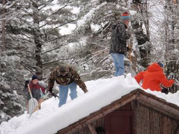 service learning at Raquette Lake