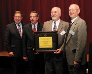 College Community Appreciation Award Bernard E. Thoma and group