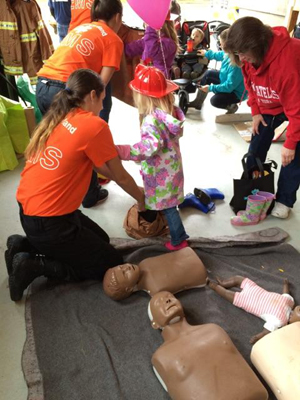 Cortland EMS volunteers