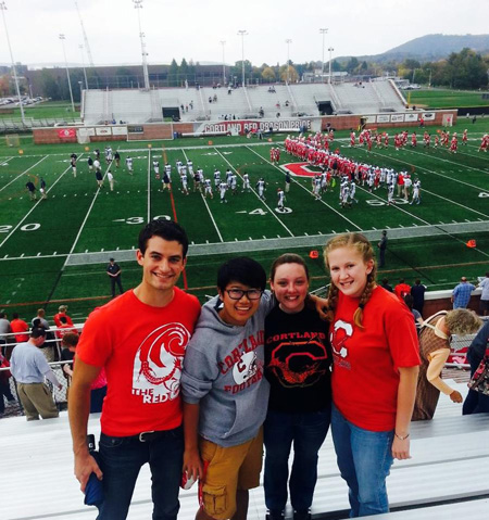 International Red Dragon supporters