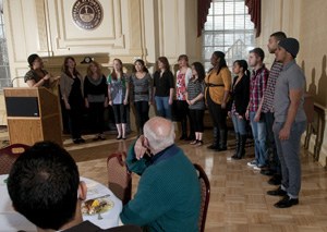 Vocalists perform at the Unity Celebration