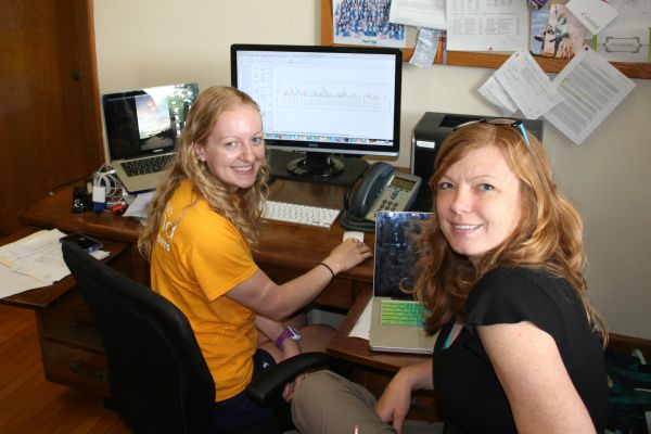 Caitlin Rasefske and Associate Professor Jena Nicols Curtis